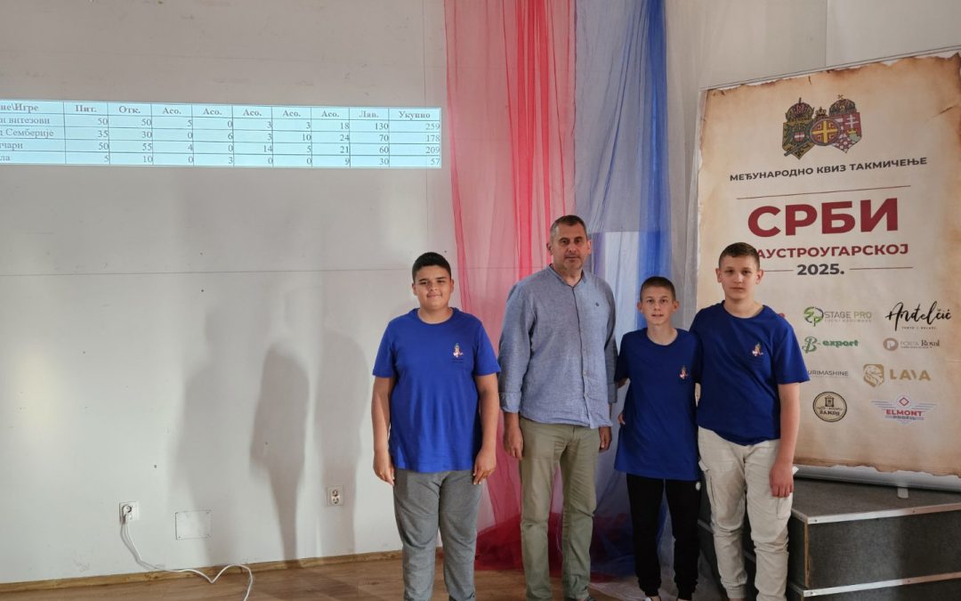 Вукови историчари учествовали на завршном турниру међународног квиз такмичења „Немањићи” у Будимпешти